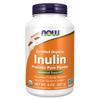 Now Foods Organic Inulin Prebiotic Pure Powder - 227g or 454g - Probiotic.co.uk