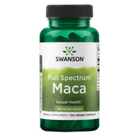 Swanson Full Spectrum Maca 500mg 100 Caps - Probiotic.co.uk