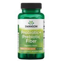 Swanson Probiotic + Prebiotic Fibre 500 million CFU - 60 Caps - Probiotic.co.uk