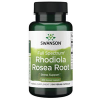 Swanson Rhodiola Rosea Root 400mg - 100 Caps - Probiotic.co.uk