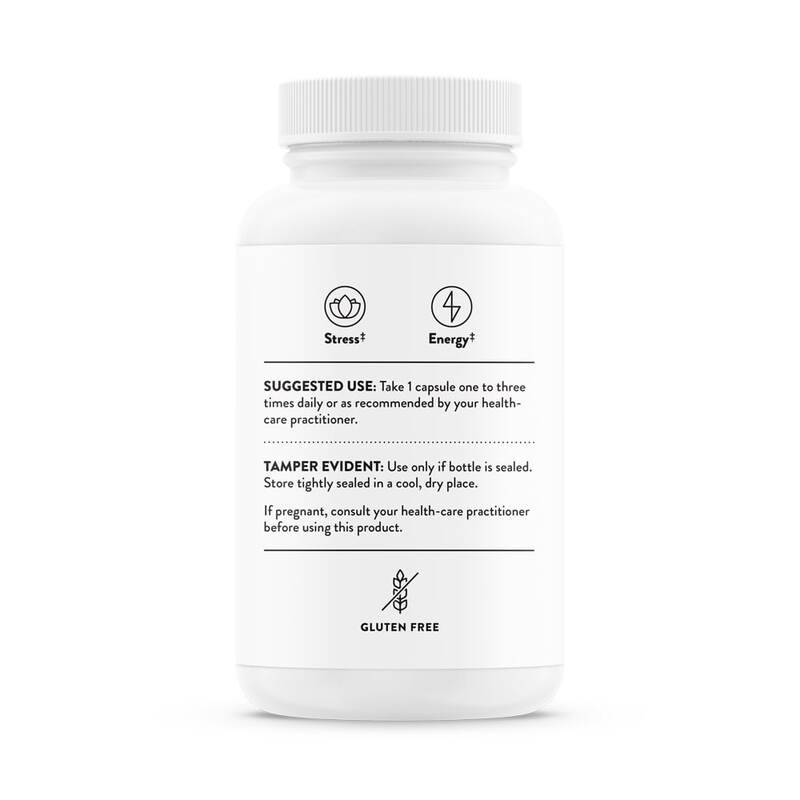 Thorne Research Adrenal Cortex 50mg - 60 capsules - Probiotic.co.uk