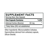 Thorne Research Adrenal Cortex 50mg - 60 capsules - Probiotic.co.uk