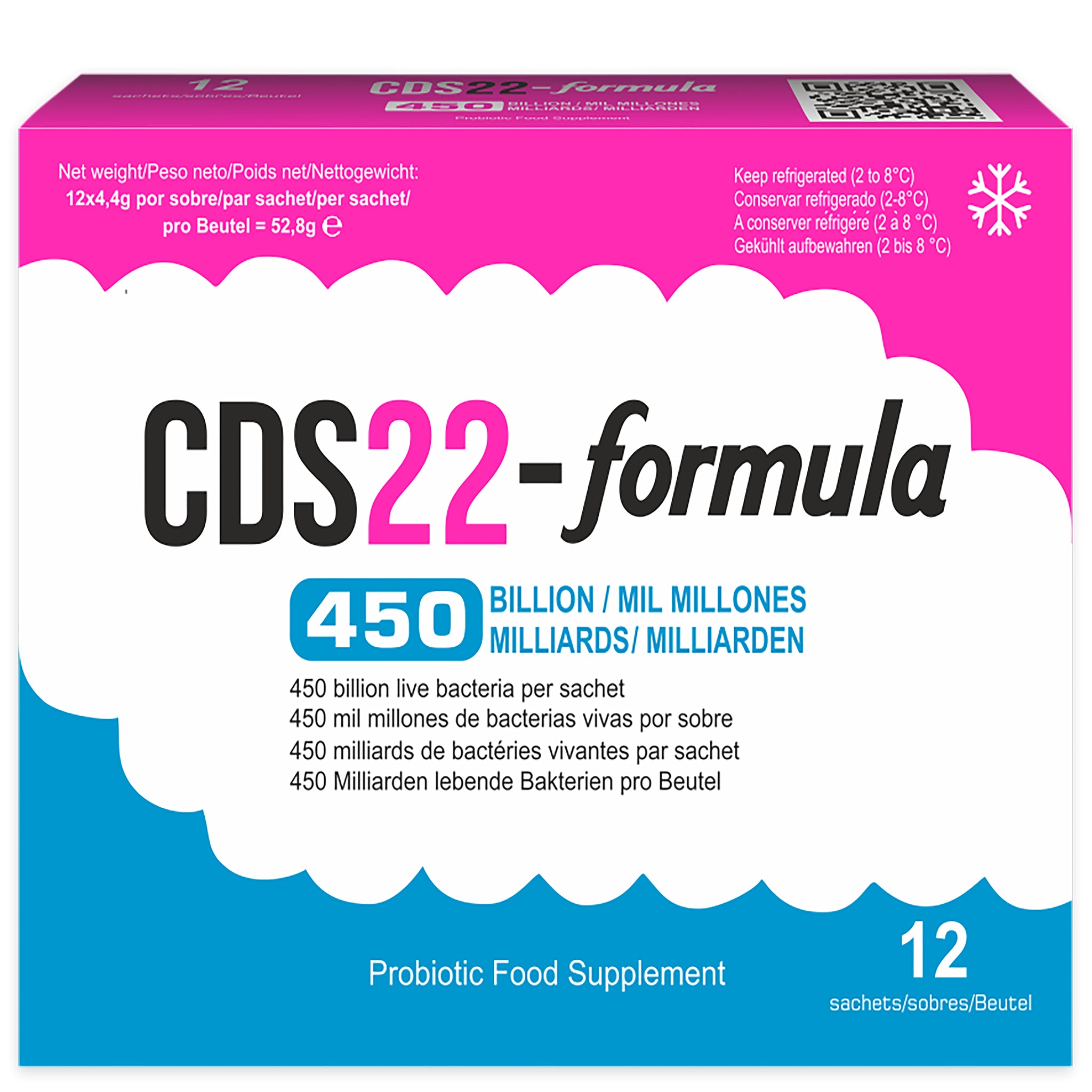 Cd 22 CDS22-Formula 450 Billion CFU | 12 Sachets | 8 Strains UK