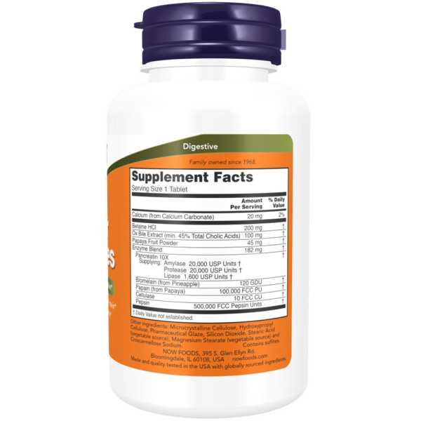 Now Foods Super Enzymes Digestive - 90/180 tabs