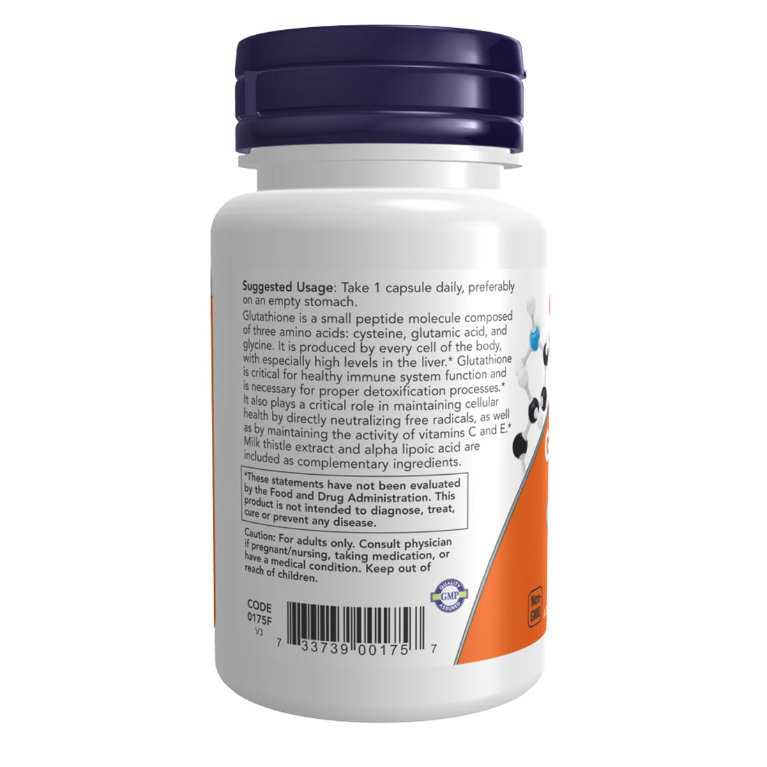 NOW Glutathione 500mg Vegan Capsules 60 & 120 | UK NOW Glutathione 500mg Vegan Capsules 60 & 120 | UK