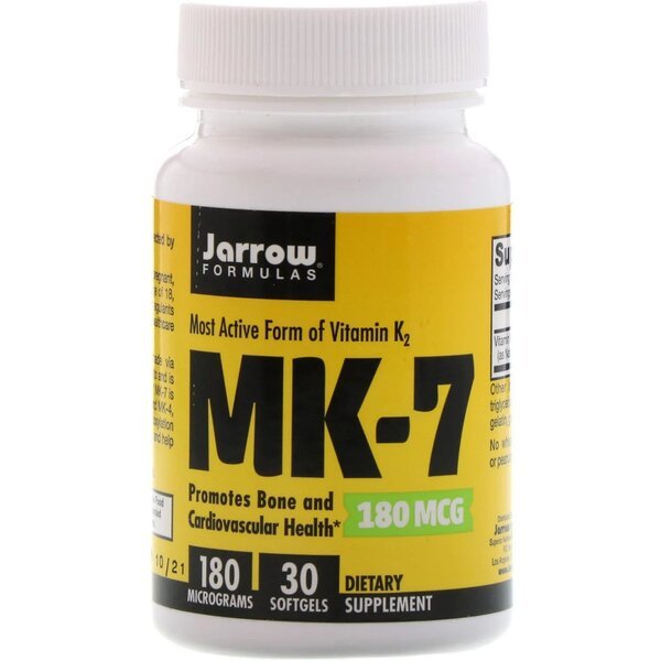 Jarrow Formulas - Vitamin K2 MK-7 - 90mcg - 60 softgels - Probiotic.ie